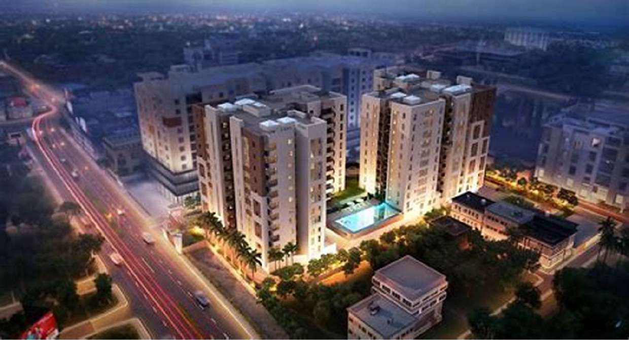 Belani Ayana Aerial Twilight View