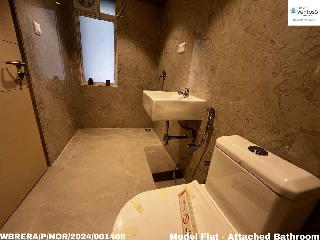 Model Flat Attached Bathroom